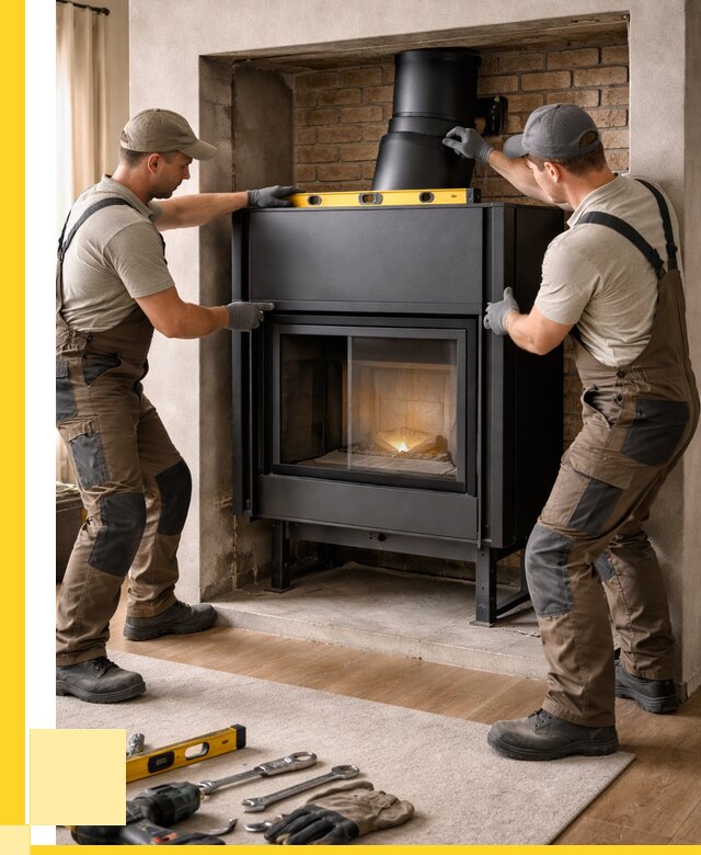 Установка каминных топок в Амурске под ключ от 18598 р. | ЭриданМрс