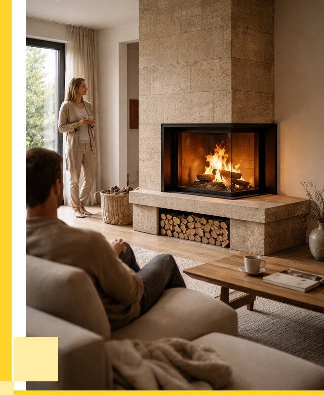 Угловые камины из кирпича установка в Амурске от 154980 р. ЭриданМрс