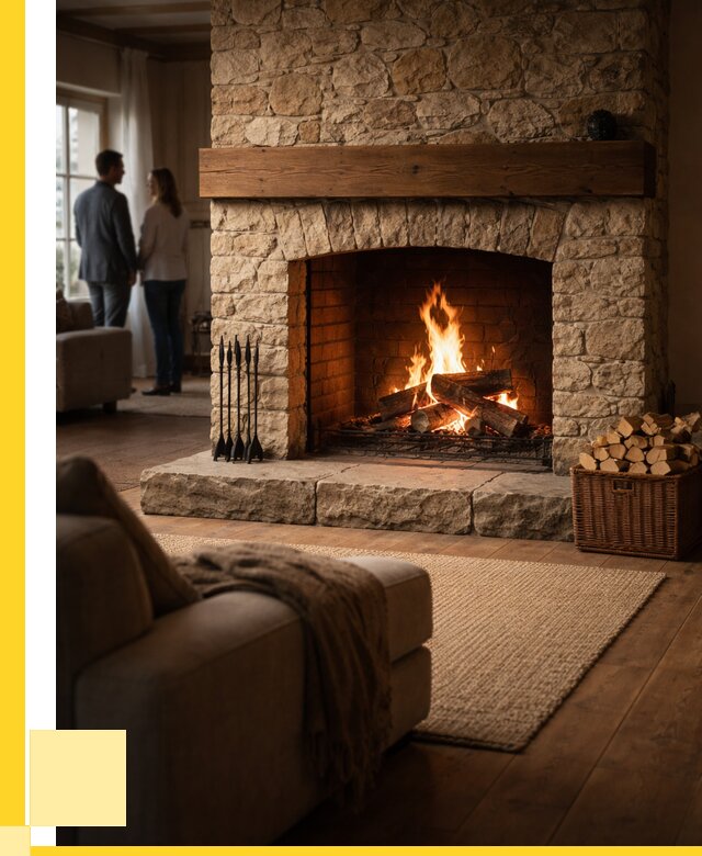 Открытые камины под ключ в Амурске от 154980 р. ЭриданМрс