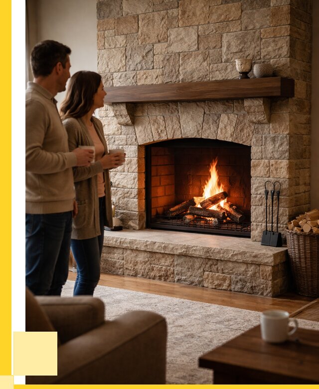 Каменные камины на заказ в Амурске от 185976 р. | ЭриданМрс