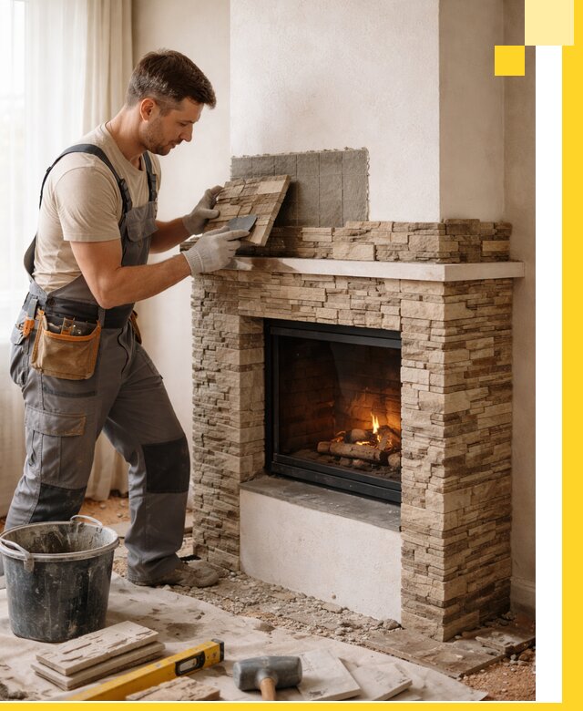 Изготовление и монтаж каминов для дома под ключ в Амурске