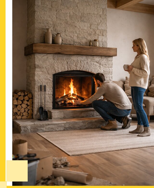 Камины для загородного дома в Амурске от 361620 р., ЭриданМрс