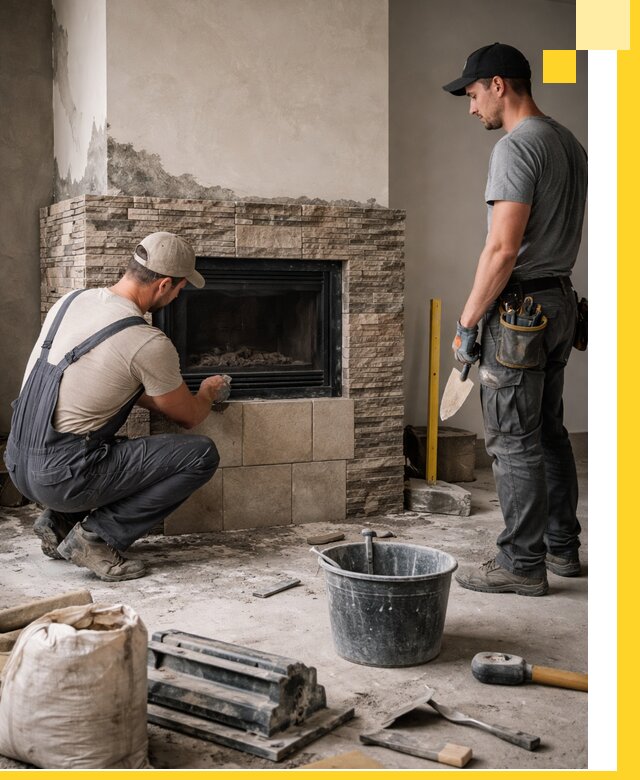 Камины под ключ в Амурске: проект, изготовление и монтаж