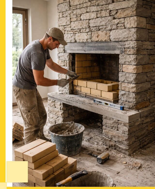 Кладка каминов и камина в Амурске от 25830 р. ЭриданМрс