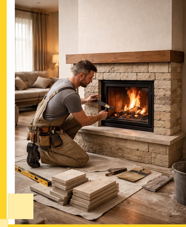 Строительство каминов в Амурске от 154980 р., ЭриданМрс - под ключ