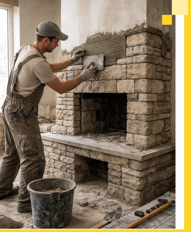 Строительство каминов под ключ в Амурске от проектирования до монтажа