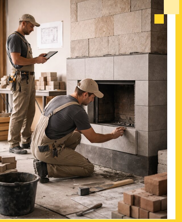 Индивидуальные проекты каминов и каминных систем в Амурске