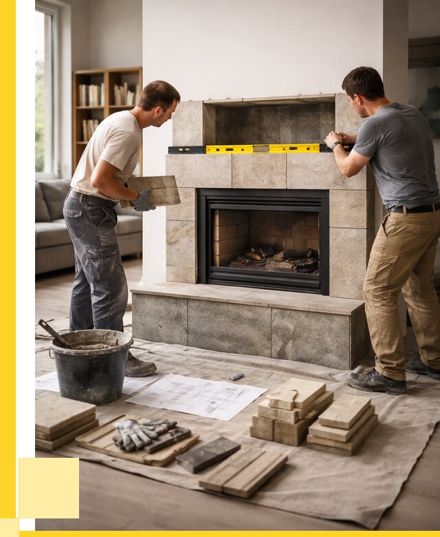 Монтаж каминов и установка в Амурске от 46494 р. | ЭриданМрс