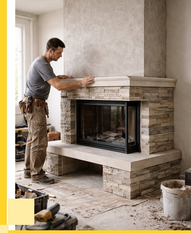 Изготовление каминов под ключ в Амурске от 154980 р. | ЭриданМрс