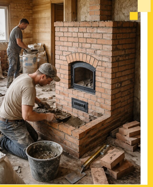 Профессиональное строительство печей в Амурске под ключ