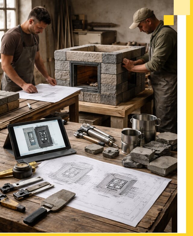 Разработка проектов печей с согласованием и монтажом в Амурске