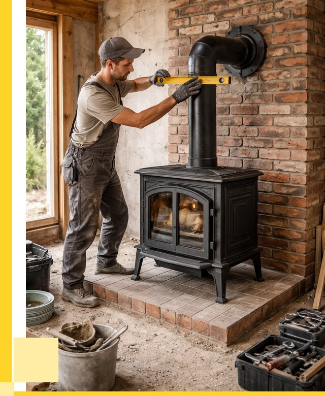 Монтаж печей установка банной печи в Амурске от 15498 р. | ЭриданМрс