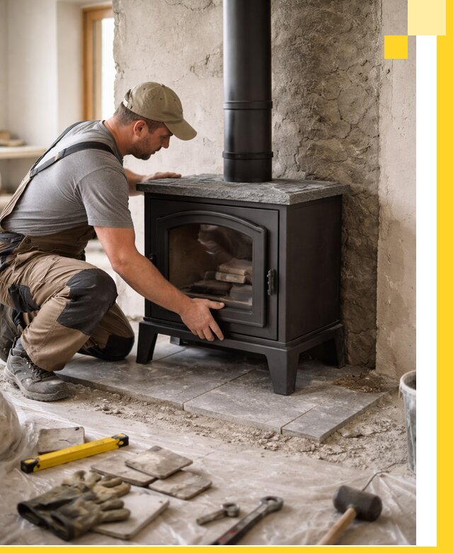 Профессиональный монтаж печей и каминов в Амурске под ключ