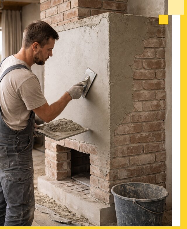 Отделка печей и облицовка каминов в Амурске под ключ