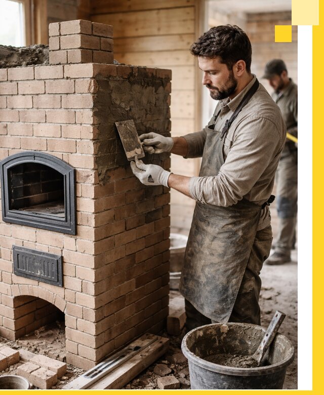 Изготовление и установка печей-шведок под ключ в Амурске