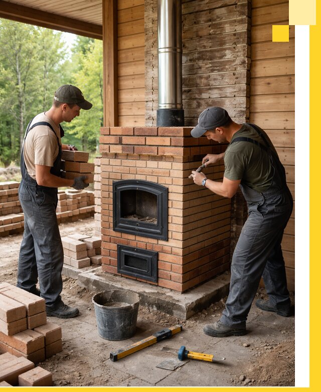 Производство и установка дачных печей под ключ в Амурске