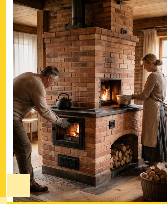 Печи для загородного дома под ключ в Амурске от 82656 р. | ЭриданМрс