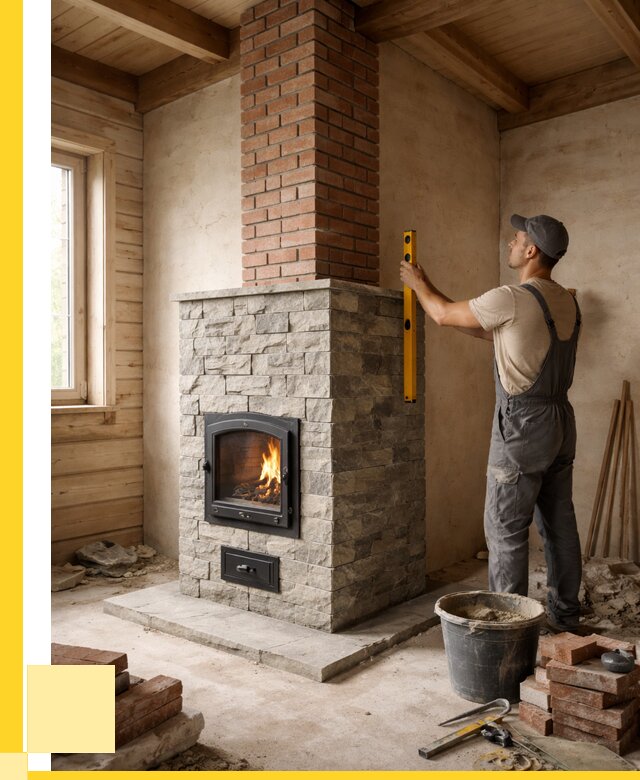 Печи и дымоходы под ключ в Амурске от 46494 р., ЭриданМрс