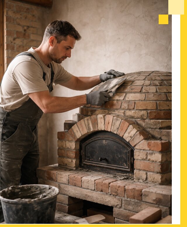 Изготовление и монтаж помпейских печей на заказ в Амурске