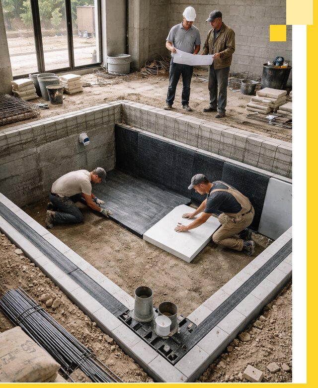 Проекты частных и общественных бассейнов под ключ в Амурске