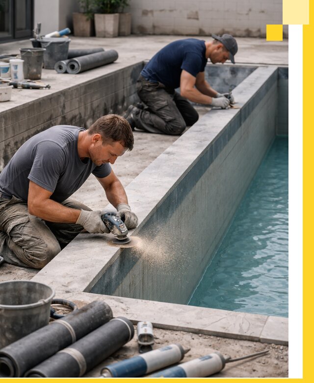 Профессиональный ремонт бассейнов под ключ в Амурске