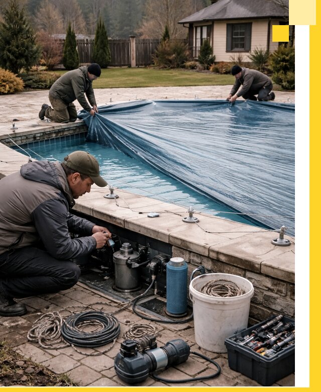 Консервация бассейнов в Амурске: подготовка к длительному хранению