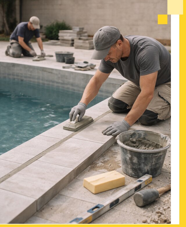 Отделка бассейнов в Амурске: декоративная отделка и гидроизоляция