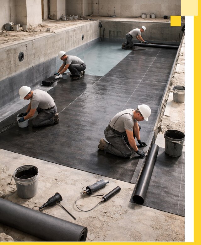 Профессиональная гидроизоляция бассейнов и чаш в Амурске под ключ