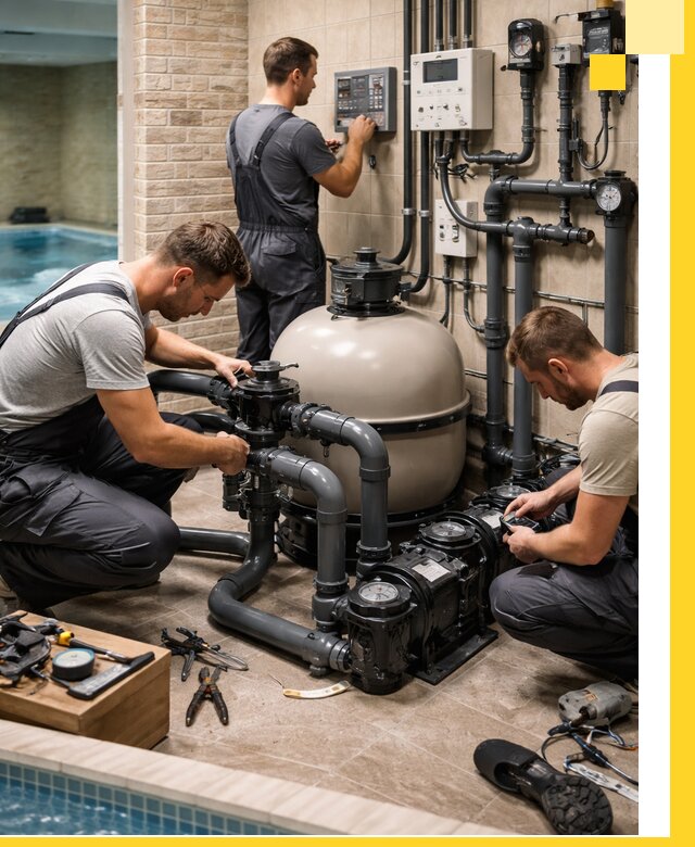 Комплексное оборудование для бассейнов под ключ в Амурске