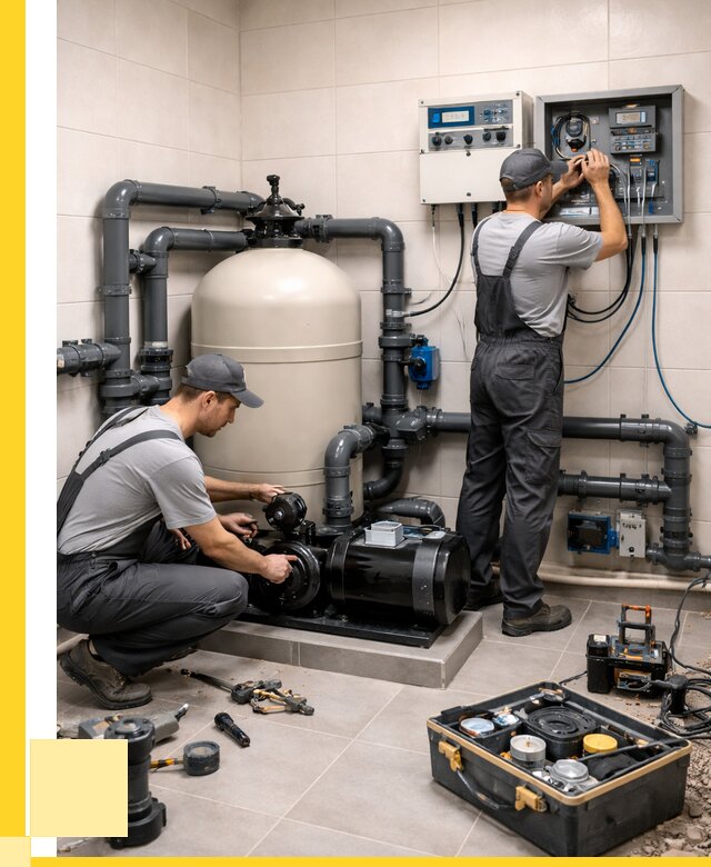 Монтаж оборудования для бассейнов в Амурске от 41328 р. | ЭриданМрс