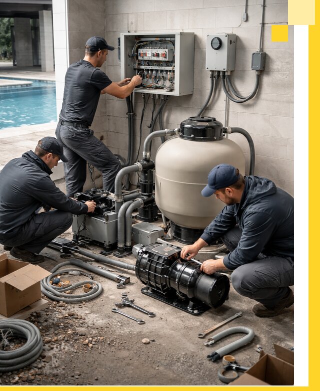 Профессиональный монтаж оборудования для бассейнов в Амурске