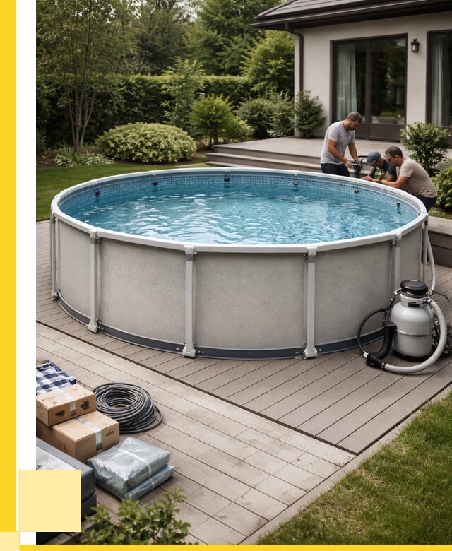 Купить каркасные бассейны в Амурске от 46494 р. | ЭриданМрс