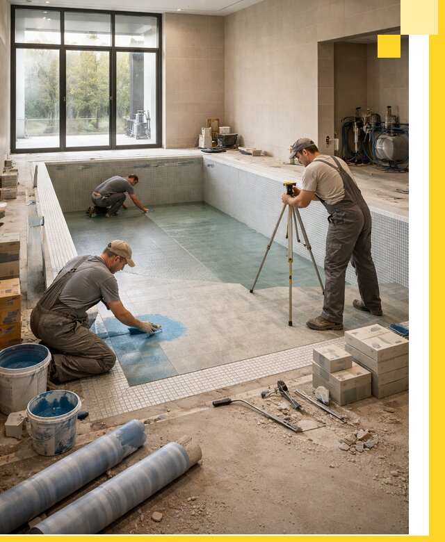 Проект и строительство закрытых бассейнов в Амурске под ключ