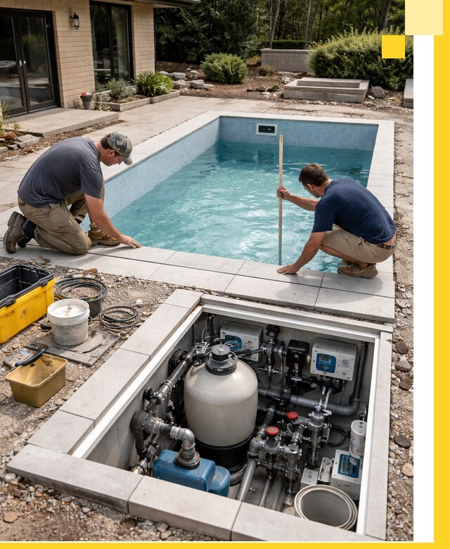 Строительство качественных домашних бассейнов под ключ в Амурске