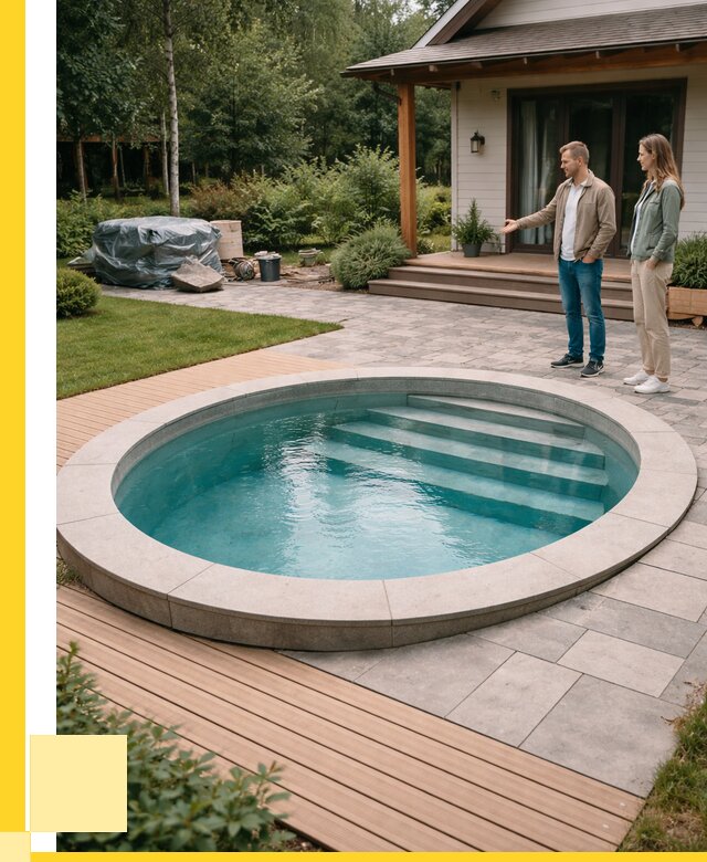 Бассейн на даче под ключ в Амурске от 206640 р., ЭриданМрс