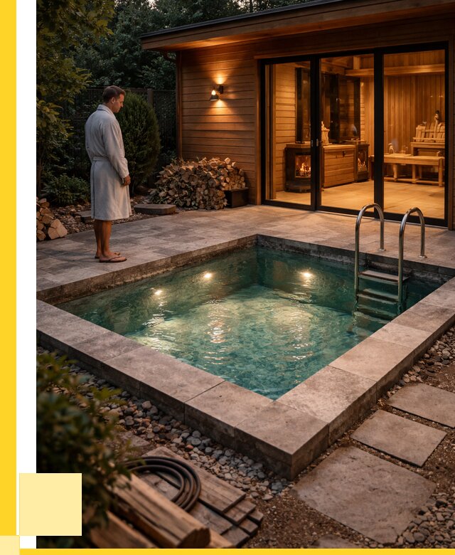 Бани с бассейном под ключ в Амурске от 98154 р. | ЭриданМрс