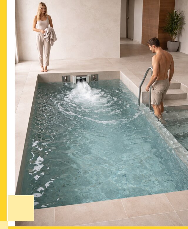 Бассейн с противотоком в Амурске от 258300 р. | ЭриданМрс