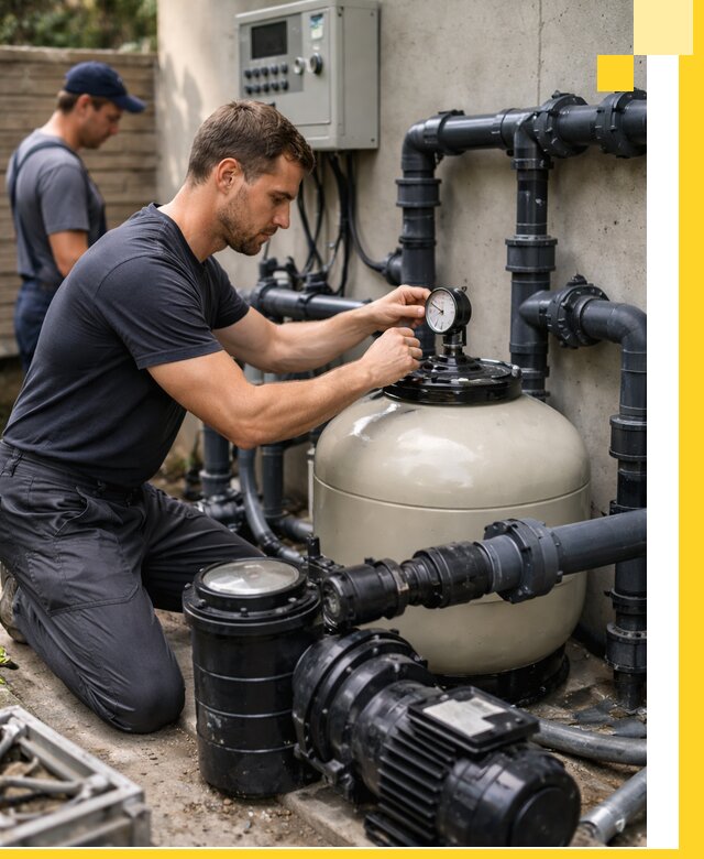 Поставка и монтаж фильтровального оборудования для бассейнов в Амурске