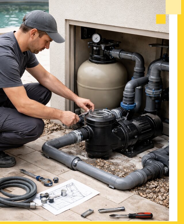 Поставка, монтаж и сервис насосов для бассейнов в Амурске