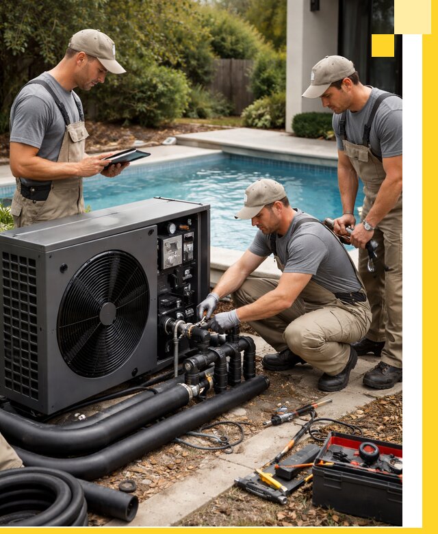 Проектирование и установка тепловых насосов для бассейнов в Амурске