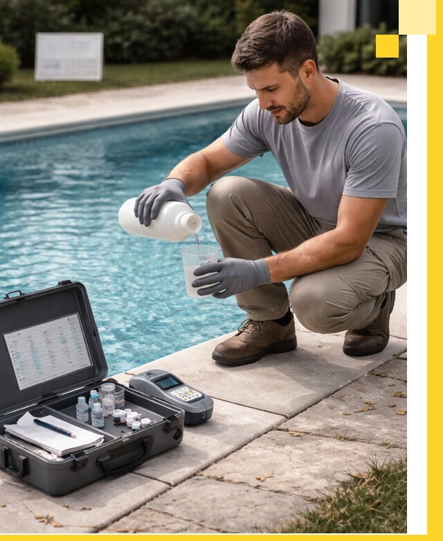 Профессиональная дезинфекция воды в бассейне в Амурске