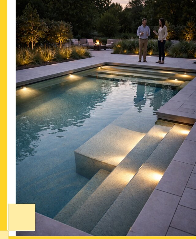 Освещение бассейнов в Амурске под ключ от 25830 р. | ЭриданМрс