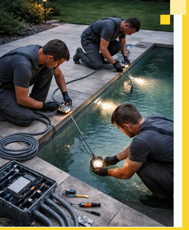 Профессиональное освещение бассейнов в Амурске: дизайн и монтаж