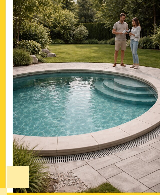 Круглые каркасные бассейны купить в Амурске от 258300 р. | ЭриданМрс