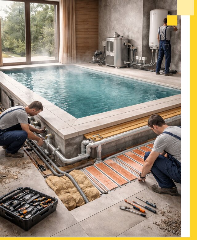 Проектирование и строительство тёплых бассейнов в Амурске