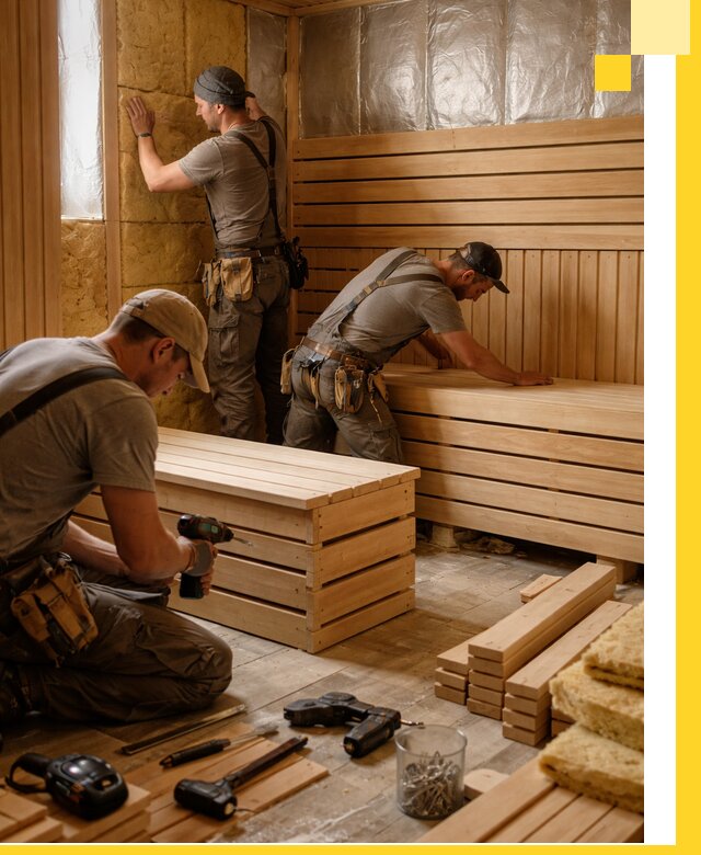 Профессиональное строительство саун под ключ в Амурске