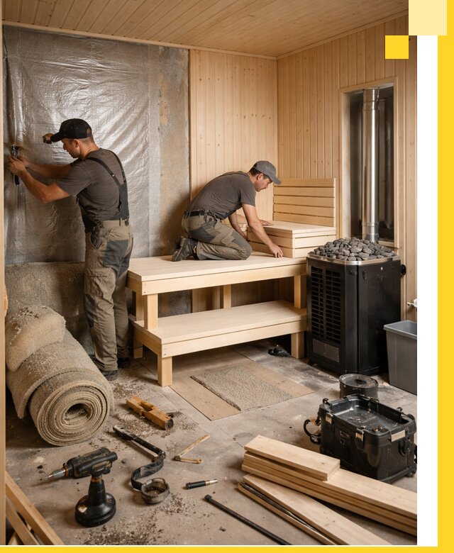 Проекты саун под ключ в Амурске дизайн и строительство