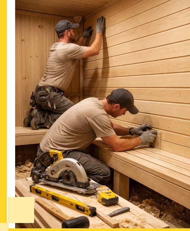 Обшивка саун вагонкой в Амурске от 2583 р. | ЭриданМрс