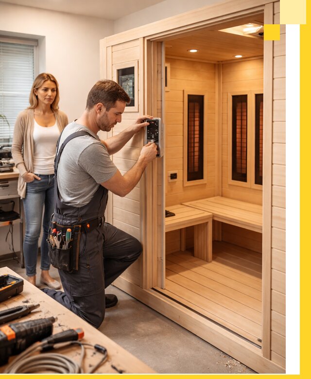 Инфракрасные сауны под ключ в Амурске продажа и установка