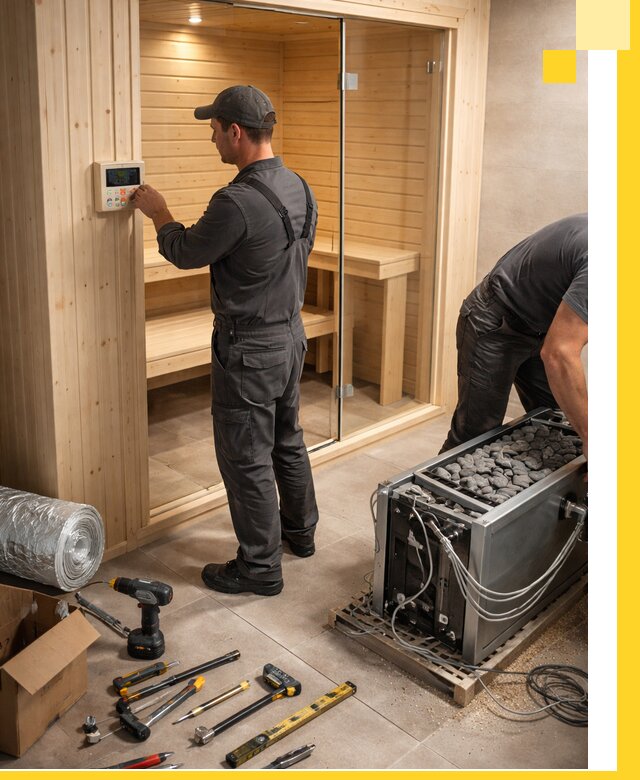 Поставка, установка и монтаж электрических саун в Амурске